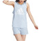 adidas Essentials Big Logo Tanktop Damen AEST - bludaw/white XS