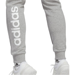 adidas Essentials Linear Cuffed Jogginghose Damen 83F7 - mgreyh/white L