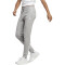 adidas Essentials Linear Cuffed Jogginghose Damen 83F7 - mgreyh/white L
