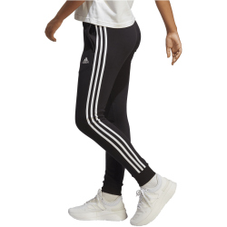 adidas Essentials Cuffed French Terry Jogginghose Damen 095A - black/white XXS