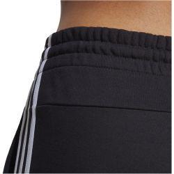 adidas Essentials Cuffed French Terry Jogginghose Damen 095A - black/white XXS