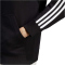 adidas Essentials 3-Streifen French Terry Kapuzenjacke Damen IC8769 - black/white XXS