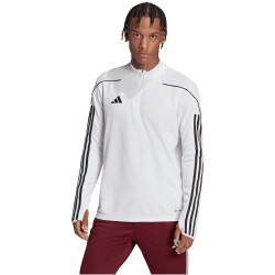 adidas Tiro 23 League 1/4-Zip Fußball Trainingsoberteil Herren 001A - white XS
