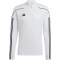 adidas Tiro 23 League 1/4-Zip Fußball Trainingsoberteil Herren 001A - white XS