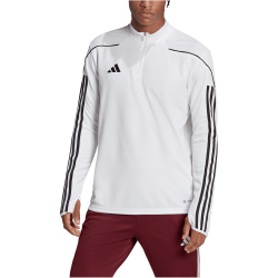 adidas Tiro 23 League 1/4-Zip Fu&szlig;ball Trainingsoberteil Herren 001A - white S