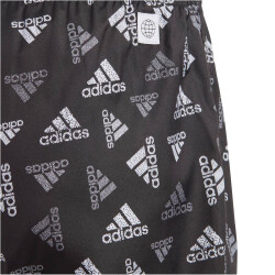 adidas Logo Print CLX Badeshorts Kinder 095A - black/white 128