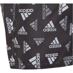 adidas Logo Print CLX Badeshorts Kinder 095A - black/white 128