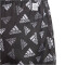 adidas Logo Print CLX Badeshorts Kinder 095A - black/white 128