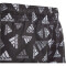 adidas Logo Print CLX Badeshorts Kinder 095A - black/white 128