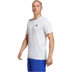 adidas Train Essentials Feelready Trainingsshirt Herren IC7440 - white/black XL
