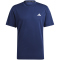 adidas Train Essentials Training T-Shirt Herren IC7429 - dark blue/white XL