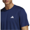 adidas Train Essentials Training T-Shirt Herren IC7429 - dark blue/white XL