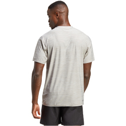 adidas Train Essentials Stretch Trainingsshirt Herren IC7416 - mgh solid grey/white/black L