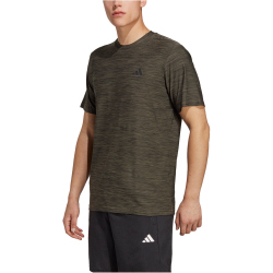 adidas Train Essentials Stretch Trainingsshirt Herren AETE - olistr/black/black M