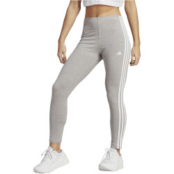 adidas Essentials High-Waist Single Jersey Leggings Damen 83F7 - mgreyh/white XS