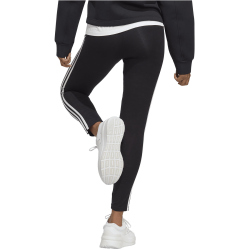adidas Essentials High-Waist Single Jersey Leggings Damen 095A - black/white XXL