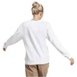 adidas Essentials Linear French Terry Sweatshirt Damen 001A - white/black S
