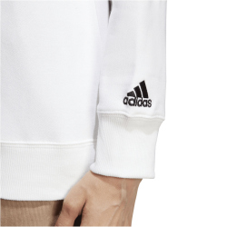 adidas Essentials Linear French Terry Sweatshirt Damen 001A - white/black XXL