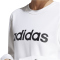 adidas Essentials Linear French Terry Sweatshirt Damen 001A - white/black XXL
