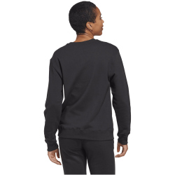 adidas Essentials Linear French Terry Sweatshirt Damen 095A - black/white M