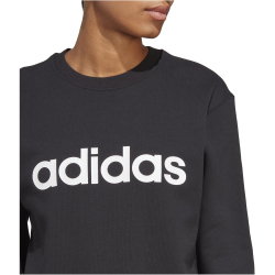 adidas Essentials Linear French Terry Sweatshirt Damen 095A - black/white M