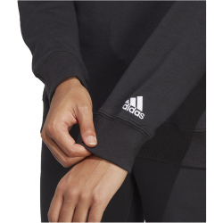 adidas Essentials Linear French Terry Sweatshirt Damen 095A - black/white M