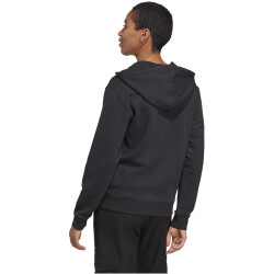 adidas Essentials Linear French Terry Sweatjacke Damen 095A - black/white XS