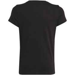 adidas Essentials Big Logo Cotton T-Shirt Kinder 095A - black/selufu 140