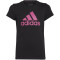 adidas Essentials Big Logo Cotton T-Shirt Kinder 095A - black/selufu 140