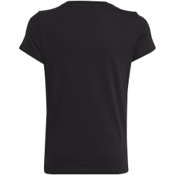 adidas Essentials Big Logo Cotton T-Shirt Kinder 095A - black/selufu 152