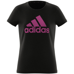 adidas Essentials Big Logo Cotton T-Shirt Kinder 095A - black/selufu 152