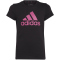adidas Essentials Big Logo Cotton T-Shirt Kinder 095A - black/selufu 152