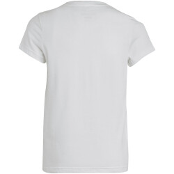 adidas Essentials Big Logo Cotton T-Shirt Kinder 001A - white/black 128