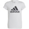 adidas Essentials Big Logo Cotton T-Shirt Kinder 001A - white/black 128