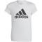 adidas Essentials Big Logo Cotton T-Shirt Kinder 001A - white/black 128