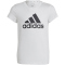 adidas Essentials Big Logo Cotton T-Shirt Kinder 001A - white/black 152