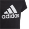 adidas Essentials Big Logo Cotton T-Shirt Kinder 095A - black/white 140