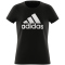 adidas Essentials Big Logo Cotton T-Shirt Kinder 095A - black/white 140