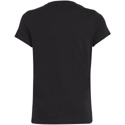 adidas Essentials Big Logo Cotton T-Shirt Kinder 095A - black/white 152