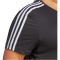 adidas AEROREADY Train Essentials 3-Streifen Trainingsshirt Damen 095A - black/white 1X (46-48)
