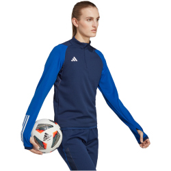 adidas Tiro 23 Competition 1/4-Zip Trainingsoberteil Damen AEQ1 - tenabl/royblu XS