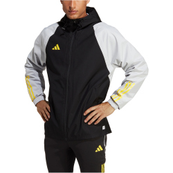 adidas Tiro 23 Competition Allwetterjacke Herren 095A - black/tmlggr/impyel S