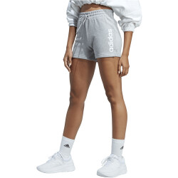 adidas Essentials Linear French Terry Shorts Damen 83F7 - mgreyh/white XXS