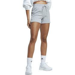 adidas Essentials Linear French Terry Shorts Damen 83F7 - mgreyh/white XXS