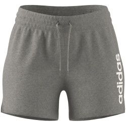 adidas Essentials Linear French Terry Shorts Damen 83F7 - mgreyh/white XXS