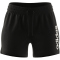 adidas Essentials Linear French Terry Shorts Damen 095A - black/white XXS