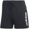 adidas Essentials Linear French Terry Shorts Damen IC4442 - black/white XXS