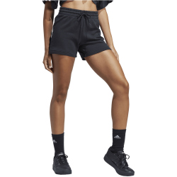 adidas Essentials Linear French Terry Shorts Damen 095A - black/white L