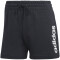 adidas Essentials Linear French Terry Shorts Damen 095A - black/white L