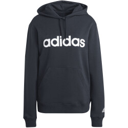 adidas Essentials Linear Hoodie Damen 095A - black/white XS